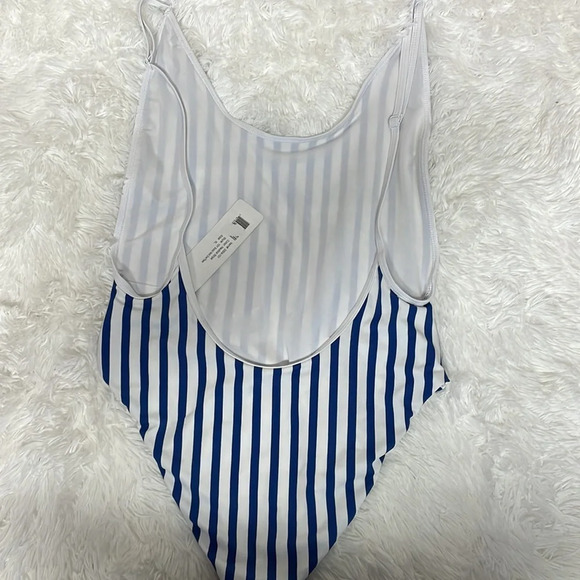 NWT Demi’s Nautical Strip Swimsuit - Picture 4 of 10